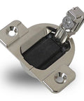 Close-up of 110 Degree Compact 33 Concealed Cabinet Door Hinges Pack of 8, Screw-In Self-Closing Face Mount Hinges for 16-19mm Cabinet Doors