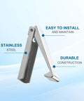 Heavy Duty Stainless Steel RV Baggage Door Catch And Compartment Latch 4 Pack For RVs Trailers Campers Motorhomes Cargo Doors Replacement