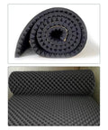 Premium Self Adhesive Egg Crate Acoustic Panels For Walls High Density Fireproof Sound Insulation Foam Roll noise cancelling grey rolled up