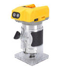 Cordless Wood Router With 800W Brushless Motor, 5 Speed Settings, clear base, compatible with DCB201 DCB203 DCB204 Batteries