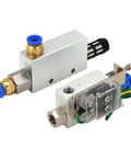 Pneumatic Vacuum Generator CV 10HS High Negative Venturi Air Exhaust Ejector for Industrial Automation with connectors in view