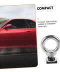 Heavy Duty Roof Rack Tie Down Kit With Eye Bolts And Strap Anchors For Rooftop Tents And Cargo, Easy Install Eye Hook Hardware To Secure Your Gear On Any Adventure. Compact 304 stainless steel eye bolt on a car door.