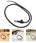 Flame Sensor Igniter Sensing Rod Kit For Boilers And Home Heating Systems, High Sensitivity Detection, Easy Installation, Low Maintenance Replacement For Furnaces And Industrial Boilers, Universal Sensor Rod For Furnace And Boiler Control, black wired probe