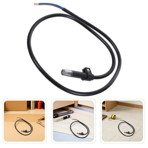 Flame Sensor Igniter Sensing Rod Kit For Boilers And Home Heating Systems, High Sensitivity Detection, Easy Installation, Low Maintenance Replacement For Furnaces And Industrial Boilers, Universal Sensor Rod For Furnace And Boiler Control, black wired probe