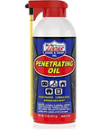 Front view of No Sweat Penetrating Oil Aerosol 11 ounce can with red nozzle for loosening stuck bolts and mechanisms.