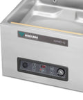 Top Shelf Countertop Vacuum Sealer Machine With Double Wire Seal For Commercial Food Preservation Freshness Locker Business Powerhouse Pro Level Packaging Setup Rock Solid Reliability Guaranteed, stainless steel design with control panel.