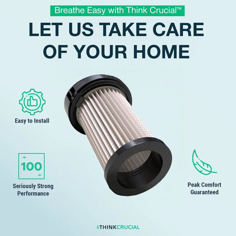 Replacement Vacuum Filter Compatible With Eye Vac Ev Pmf Pre Motor System For Pro Cleaning Rigs to trap fine dust and improve air quality.