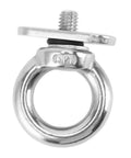 6 Pack Track Mount Beefy Tie Down Eyelets Stainless Steel Eye Bolt Anchor Kit close-up