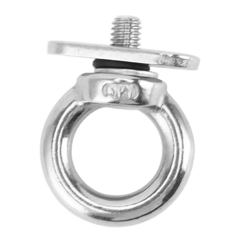 6 Pack Track Mount Beefy Tie Down Eyelets Stainless Steel Eye Bolt Anchor Kit close-up