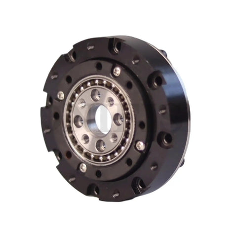 Wxd11-100 Harmonic Reducer For Collaborative Robot Manipulator Arm, precision hollow shaft wave gear component with black finish.