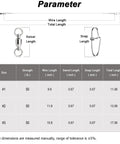 Stainless Steel Fishing Leader Wire for Saltwater and Freshwater Rigs and Lures Size 2 50 Pound Strength 11.8 Inch Length White Nickel Finish 20 Pieces Durable Snap Leader Wire chart with swivel and snap measurements