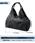 Women Gym Bag With Yoga Mat Holder And Shoe Compartment, Wet And Dry Storage Pocket, adjustable strap, water-resistant nylon