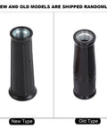 Comparison of new and old model black nibbler tool heads for Heavy Duty 360 Degree Double Head Electric Nibbler For Drill.