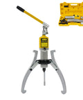 Premium 20 Ton Hydraulic Bearing Puller Kit With 2 3 Jaws Tough Steel Anti Rust Yellow Paint For Mechanics Who Need Raw Power To Extract Stubborn Bearings Smoothly Resists Wear Ensuring Reliable Performance For Daily Garage Grind 3-jaw puller in yellow case