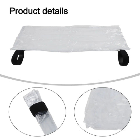 Super Badass EV Charger Rain Cover Outdoor Waterproof Protective Pro Sleeve For Any Plug In Electric Ride Storm Proof Dust Blocker Gear Guard Oversized XL shown with ties and protective design.