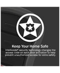 Illustration of Intellicode security feature on Three Button Garage Door Opener Remote And Wireless Keypad Bundle For Intellicode Openers G3T R And GK R Easy Setup Spare Remote Or Keypad Secure Access Real Talk Home Upgrade For Your Garage.