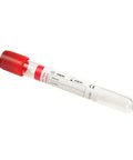 Veterinary Lab Vacuum Blood Collection Tubes No Additive 5ml Red Cap 100 Count For Vet Clinics And Pet Labs, tube with red cap