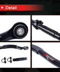 Beefy Forged Adjustable Front Track Bar For 0 To 5 Inch Lift On 2014 To 2024 Ram 2500 Bolt On Heavy Duty Steering Upgrade For Off Road Adventures Easy Install Precise Length Improved Alignment And Ride.