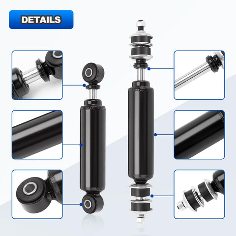 Close-up of Club Car Front And Rear Golf Cart Shock Absorbers Replacements For DS G And E From 1988-2007 And Precedent G And E 2004+ with OEM Parts