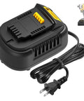 Heavy Duty AC To DC Power Converter For DeWalt 18V And 20V Cordless Tools 500W Transformer Adapter with plug and cable.