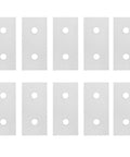 Aluminum Brace Bracket 10 Pack Two Hole Joining Plates For 2020 Aluminum Profiles Oxidized Finish 40mm X 18mm X 4mm