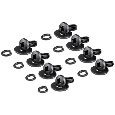 Top Shelf Universal Vesa Mount Screw Kit Zero Drama With Heavy Duty M4 X 10mm Bolts Split Lock And Oversized Flat Washers for TV.