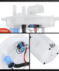 Chevy Spark Fuel Pump Module With Sending Unit For 2013 To 2015 L4 1.2L Gasoline Engine Ready To Roll Electric Fuel Pump Replacement With Tank Seal Compatible With 691688679 13585385 13589775 showing detailed components