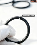 Close-up of a pre-greased O-ring from the Two Kit Pack Radiator Hose T Pipe O Ring Set For Ford F150 5.0L Mustang