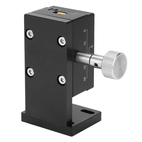 Black Rock Solid High Precision Linear Stage Rack And Pinion Dovetail Sliding Table for CNC milling machines, optical equipment.