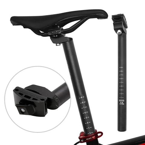 25.4mm Bicycle Seat Post With 300mm Length And Adjustable Clamp Clear Height Scale For Easy Precise Height Tilt Ready Saddle Adjustment