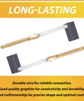 Ten Pack Heavy Duty Carbon Brush Replacement For Electric Motors And Table Saws With Easy Swap Graphite Cores and durable connections.