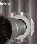 Adjustable 6 Inch Wall Thimble For Double Wall Chimney Pipe Featuring An Eight Inch Inner Flange, shown with inner pipe detail.