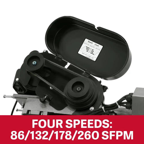 Heavy Duty Metal Cutting Band Saw Workhorse With 7 X 10-1/2 Inch Capacity, 0 To 45 Degree Miter Head, Horizontal And Vertical Setup, 1 HP Motor, 115/230V 1Ph, Hydraulic Downfeed For Smooth, Precise Cuts
