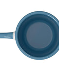 Top view of blue and white High Power Amateur Rocketeer Ceramic Mug for Weekend Launchers and Model Rocketry Fans Who Spend Big on Motors.