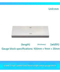 100mm Precision Steel Block Gauge For Calibrating And DIY Home Workshop Heavy Duty Beast Gage Block Square Gauge Caliper Micrometer Grade 0
