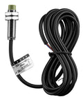 Inductive Proximity Sensor M8 Cylindrical Switch PR08 2DO 2 Wire Normally Open DC 12 24V 2mm Sensing Distance Non Shielded CE Industrial Detector for Automation and Machinery, metal M8 threaded sensor with cable