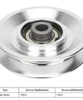 Aluminum 80mm Pulley Wheel For Cable Machines And Gym Equipment, 80mm silver replacement pulley with bore