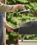 Installing Gas Burner Attachment For Karu 2 Pro Pizza Oven - 28mbar Propane, Includes Regulator and Hose outdoors