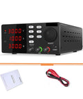 Must Have Adjustable 30V 10A And 5A DC Power Supply With RS232 Control Dual Display and included power cable