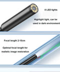 No Sweat Setup 1920P HD Endoscope Camera Flexible Borescope Inspection Wire With Hella Sharp 8 Adjustable Led Lights Rad Viewing for optimal dark use.