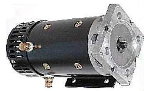 Heavy Duty 24V Clockwise Hydraulic Pump Motor With 9 Spline 5 Inch Shaft Drop In Replacement For Fenner Yale And Prestolite Equipment Built Tough For The Daily Grind To Run All Day Long