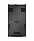 Top view of Rock Solid Floor Standing Server Rack Cabinet 48U Network Enclosure With Side Panels Black, revealing mounting features.