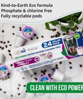 Coffee Machine Cleaning Pods Kit With 24 Rinse Pods Eco Friendly Formula Removes Stale Coffee Residue And Stains package