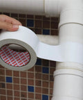Applying Two Pack White Duct Tape Heavy Duty With Ultra Strong Adhesive 9 Mil, 2 Inch Wide By 30 Yards Each, 60 Yards Total, Waterproof