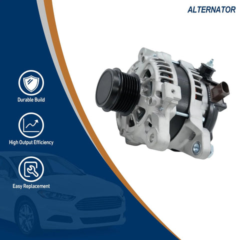 12V 115A Alternator For Toyota Corolla 2014-2019 1.8L L4 CW 6-Groove Direct Replacement Replaces OE 27060-0T230 FG12T050