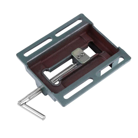 Sorandy Heavy Duty 4 Inch Drill Press Vise Made From Cast Iron With Heightened Jaw And Guide Rod For Smooth Operation.