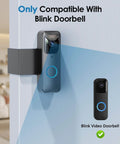 All Metal Anti Theft Doorbell Mount For Blink Video Doorbell 1st Gen Not For 2nd Gen No Drill Installation And Not Block Motion Sensor