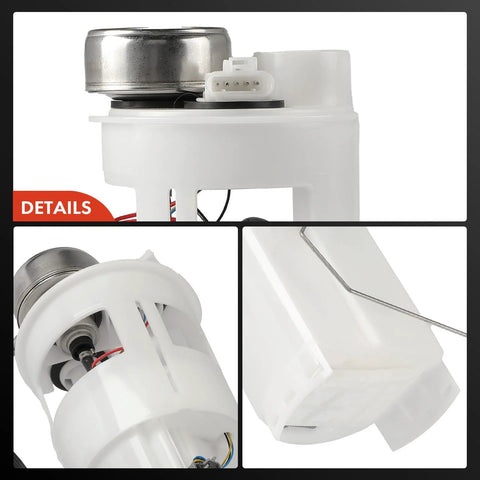 Close-up of Electric Fuel Pump Module With Sending Unit For Dodge Dakota 1994 1995 showing plug and wiring details.