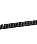 Three Eighth Inch Drive Shallow Impact Socket Set Metric 8 To 22 Mm Premium Chrome Molybdenum Steel displayed in a row