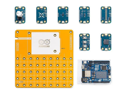 Plug And Make Starter Kit For Beginners Easy Start To Build Connected Projects And Learn Electronics And Coding With modular board and components